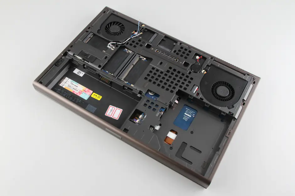 Remove two cooling fans